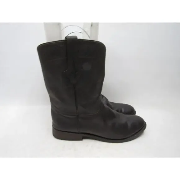 Resistol Ranch Mens Size 12 EE Brown Leather Roper Cowboy Western Boots